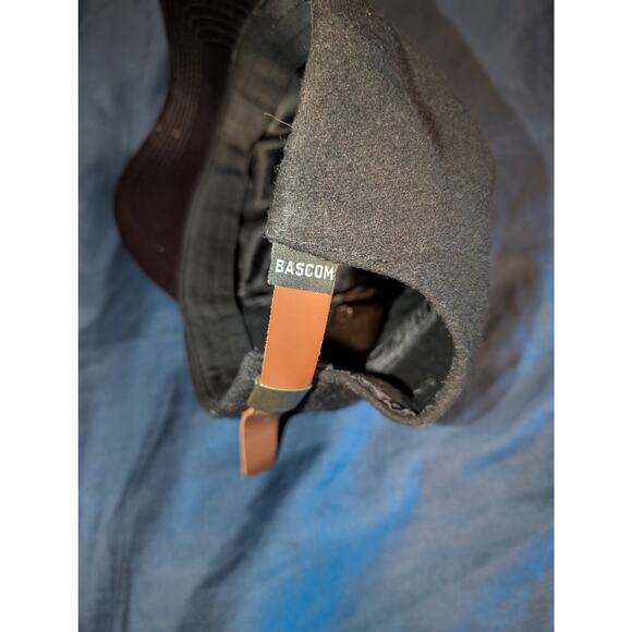 Bascom Projects Wool Baseball Cap Hat Leather Strap HI logo - Picture 4 of 5